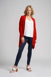 Simply Red Ellie Lightweight Knit Cardigan with butterfly Split in Back