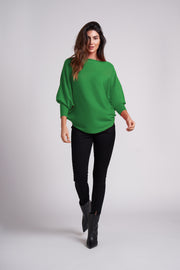 Emerald Green Ivy Dolman Sleeve Sweater
