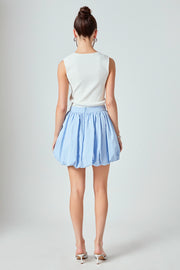 Sky Blue Elise Bubble Skirt