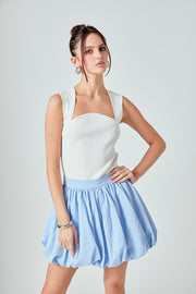 Sky Blue Elise Bubble Skirt