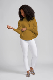 Old Gold Ivy Dolman Sleeve Sweater