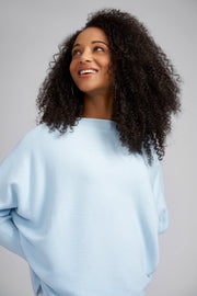 Sky Blue Ivy Dolman Sleeve Sweater