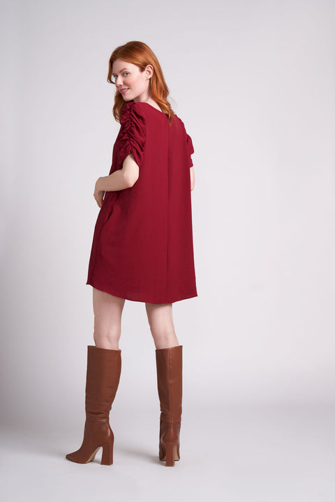 Garnet Red Ashley Dress
