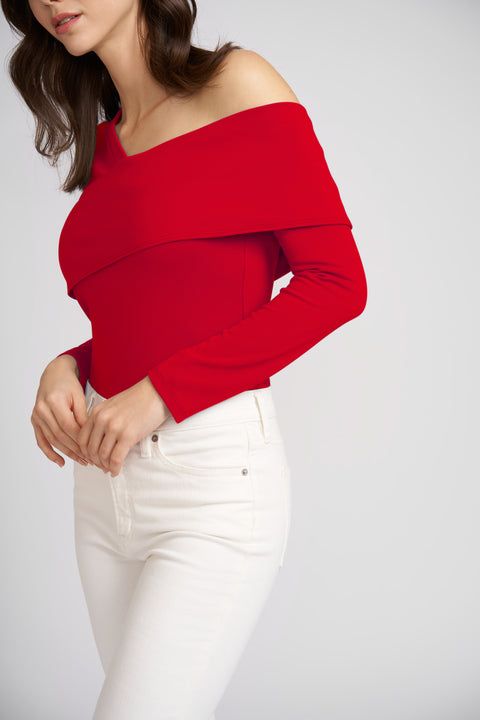 Simply Red Leigh Off The Shoulder Bodysuit