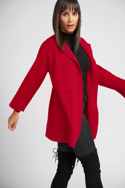 Simply Red Erika Cardigan with Large Pockets